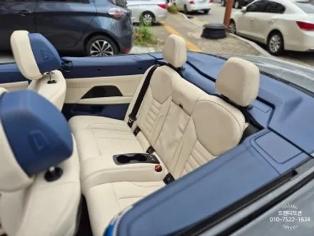 BMW 4시리즈 컨버터블 요트블루베이지 실내 커스텀(가죽교체+도색) / 인천 서구 가정동