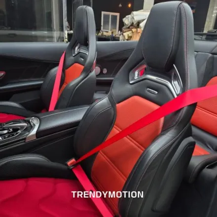벤츠 c63amg : 안전벨트 꼬임 해결! 동시에 컬러안전벨트로 인테리어 드레스업까지! / 인천 서구 가정동