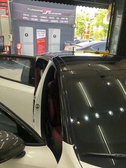 [별내랩핑샵]tsmotors/스팅어루프스킨,필러랩핑 그릴포인트랩핑작업/남양주랩핑/스팅어랩핑 / 경기 화성