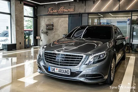 벤츠W222 S350d 송풍구엠비언트와 부메스터 전동트위터 장착 / 성남,분당,판교
