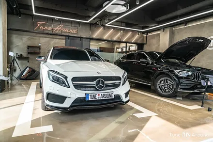 벤츠송풍구엠비언트에 풋등까지 추가된 GLA 45AMG / 성남,분당,판교