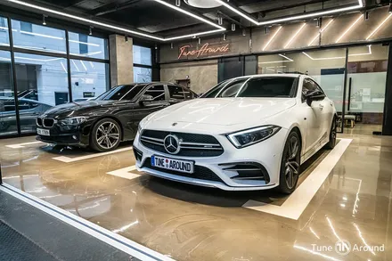 벤츠 세로그릴 교체와 무빙턴시그널 리피터 교체된 CLS53AMG / 성남,분당,판교