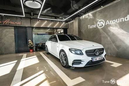 벤츠 E300 카본센터페시아 및 사이드미러 카본파츠 교체 / 성남,분당,판교