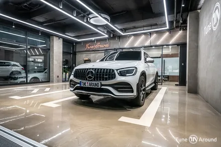 벤츠송풍구 엠비언트 웰컴라이트 카본사이드미러 GLC43AMG / 성남,분당,판교