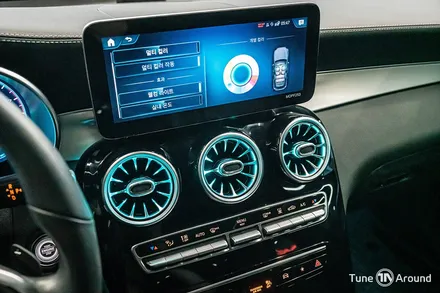 벤츠 GLC300e 송풍구엠비언트 그리고 전동트위터 / 성남,분당,판교