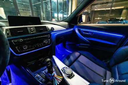 BMW 엠비언트라이트 DMX 비노출 시공 F30 320i / 성남,분당,판교