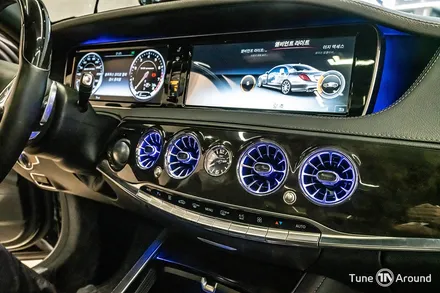 벤츠 W222 S63 AMG 터빈송풍구 자동차 엠비언트라이트 튜닝 / 성남,분당,판교