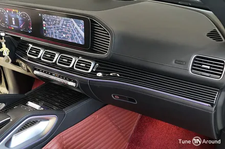벤츠 GLS580 피아노라커트림 및 4D부메스터 전동트위터 실내 시공 / 성남,분당,판교