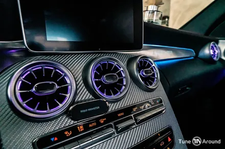 송풍구 엠비언트 지겨운3색 대신 RGB엠비언트 벤츠 C43AMG / 성남,분당,판교