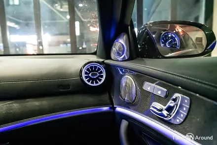 송풍구엠비언트와 전동트위터 웰컴라이트 무빙턴시그널 교체 벤츠E53 AMG / 성남,분당,판교