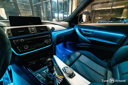 BMW 엠비언트라이트 DMX 비노출 시공 F30 320i / 성남,분당,판교