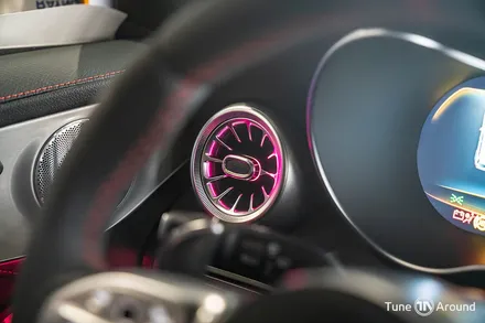 GLC220d 송풍구엠비언트 64컬러 멀티컬러까지 순정형 LED적용 / 성남,분당,판교