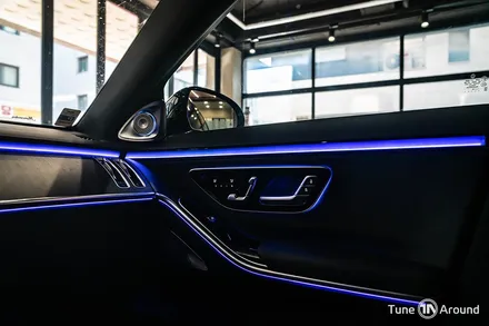 벤츠 액티브엠비언트 4D부메스터 전동트위터 S350d 튜너라운드 / 성남,분당,판교