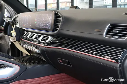 벤츠 GLS580 피아노라커트림 및 4D부메스터 전동트위터 실내 시공 / 성남,분당,판교