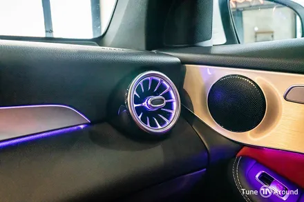 벤츠 송풍구엠비언트 교체 GLC220d 전면AMG로고 까지 더했어요 / 성남,분당,판교