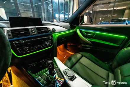 BMW 엠비언트라이트 DMX 비노출 시공 F30 320i / 성남,분당,판교