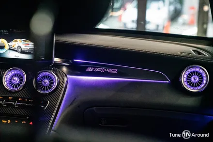 벤츠 GLC63AMG 신형 송풍구 컬러확장 광량업 엠비언트 업그레이드 / 성남,분당,판교