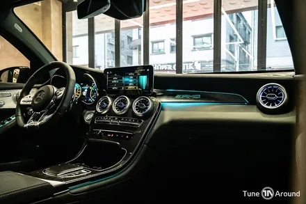 벤츠 GLC63AMG 송풍구 대시보드 엠비언트 64컬러 순정연동 / 성남,분당,판교