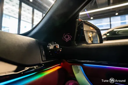 BMW 428i 컨버터블 무빙엠비언트 무드등 시공 / 성남,분당,판교