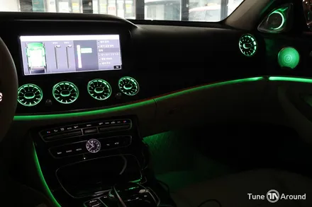 벤츠 W213 E300 실내완성 4D부메스터 전동트위터 미드레인지 송풍구엠비언트 / 성남,분당,판교