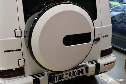 벤츠 G바겐 G63 AMG 블랙 엠블럼 레터링 레드컬러 안전벨트 송풍구 엠비언트 / 성남,분당,판교