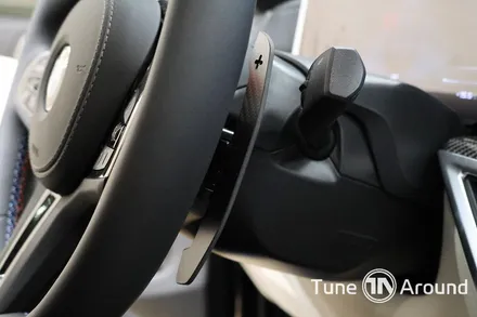 BMW X6 M60i 핸들 카본커버 마그네틱 패들쉬프트 M1M2버튼 블랙 레터링 교체 / 성남,분당,판교