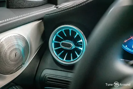 벤츠 GLC300e 송풍구엠비언트 그리고 전동트위터 / 성남,분당,판교