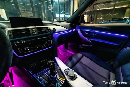 BMW 엠비언트라이트 DMX 비노출 시공 F30 320i / 성남,분당,판교