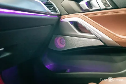 BMW X6 B&W 회오리커버 풀세트 오디오음질향상 AVI 스피커튜닝 / 성남,분당,판교