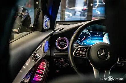 벤츠 GLC300 포칼 스피커튜닝 송풍구엠비언트 전동트위터 / 성남,분당,판교
