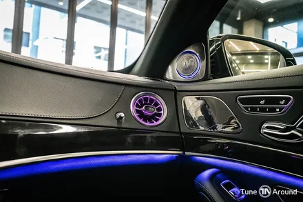 벤츠 S350 송풍구엠비언트 순정연동 64컬러 3D부메스터 트위터 / 성남,분당,판교