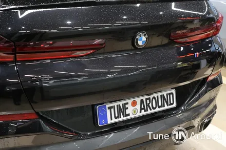 BMW X6 M60i 핸들 카본커버 마그네틱 패들쉬프트 M1M2버튼 블랙 레터링 교체 / 성남,분당,판교