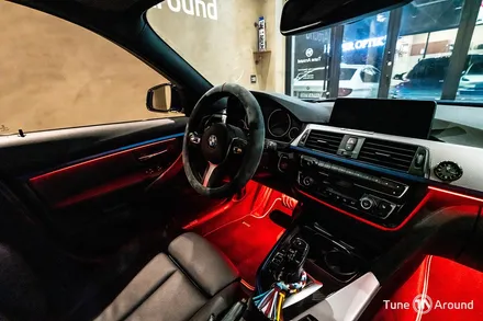 BMW 엠비언트라이트 DMX 비노출 시공 F30 320i / 성남,분당,판교