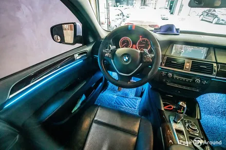 BMW E71 X6 아크릴엠비언트 성남 자동차엠비언트무드등 시공 / 성남,분당,판교