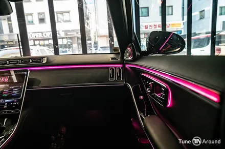 벤츠 액티브엠비언트 4D부메스터 전동트위터 S350d 튜너라운드 / 성남,분당,판교