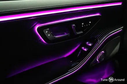 벤츠 W223 S500 액티브엠비언트 전동트위터 천장 부메스터 피아노트림 교체 시공 / 성남,분당,판교