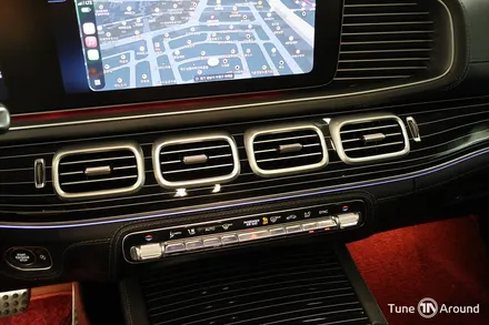 벤츠 GLS580 피아노라커트림 및 4D부메스터 전동트위터 실내 시공 / 성남,분당,판교