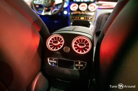 벤츠송풍구 엠비언트 웰컴라이트 카본사이드미러 GLC43AMG / 성남,분당,판교