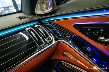 벤츠 피아노트림 액티브엠비언트 4D부메스터트위터 W223 S500 / 성남,분당,판교