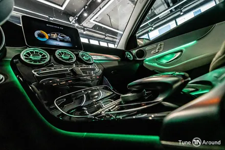 벤츠 W205 C클래스 순정엠비언트 64컬러확장 광량업그레이드 / 성남,분당,판교