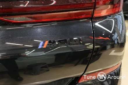 BMW X6 M60i 핸들 카본커버 마그네틱 패들쉬프트 M1M2버튼 블랙 레터링 교체 / 성남,분당,판교