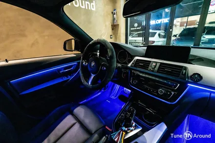 BMW 엠비언트라이트 DMX 비노출 시공 F30 320i / 성남,분당,판교
