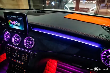 벤츠 엠비언트 CLA 45AMG 코딩활성 순정형 시공 / 성남,분당,판교