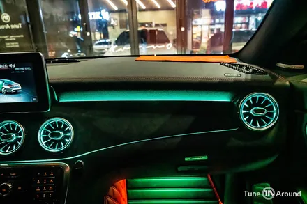 벤츠 엠비언트 CLA 45AMG 코딩활성 순정형 시공 / 성남,분당,판교
