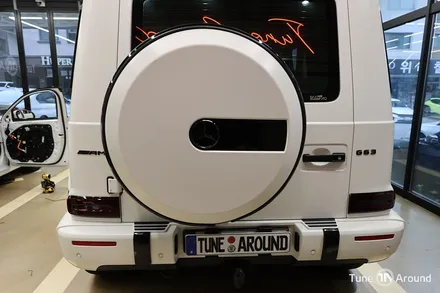 벤츠 G바겐 G63 AMG 블랙 엠블럼 레터링 레드컬러 안전벨트 송풍구 엠비언트 / 성남,분당,판교