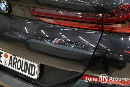 BMW X6 M60i 핸들 카본커버 마그네틱 패들쉬프트 M1M2버튼 블랙 레터링 교체 / 성남,분당,판교