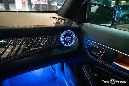 벤츠송풍구엠비언트에 풋등까지 추가된 GLA 45AMG / 성남,분당,판교
