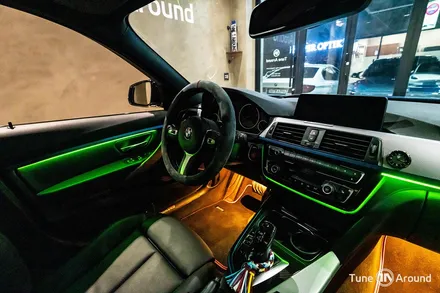BMW 엠비언트라이트 DMX 비노출 시공 F30 320i / 성남,분당,판교