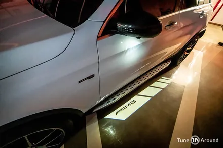 벤츠송풍구 엠비언트 웰컴라이트 카본사이드미러 GLC43AMG / 성남,분당,판교