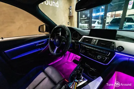 BMW 엠비언트라이트 DMX 비노출 시공 F30 320i / 성남,분당,판교